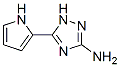 1H-1,2,4-triazol-3-amine, 5-(1h-pyrrol-2-yl)- (9ci)Structure,502546-40-9Structure 1H-1,2,4-triazol-3-amine, 5-(1h-pyrrol-2-yl)- (9ci) Structure,502546-40-9Structure