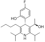 3-Pyridinemethanol, 5-butyl-4-(4-fluoro-2-hydroxyphenyl)-α-methyl-2,6-bis(1-methylethyl)-, (αR,4S)- (9CI)Structure,503610-08-0Structure 3-Pyridinemethanol, 5-butyl-4-(4-fluoro-2-hydroxyphenyl)-α-methyl-2,6-bis(1-methylethyl)-, (αR,4S)- (9CI) Structure,503610-08-0Structure