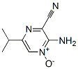 Pyrazinecarbonitrile,3-amino-6-(1-methylethyl)-,4-oxide (9ci)Structure,50627-15-1Structure Pyrazinecarbonitrile,3-amino-6-(1-methylethyl)-,4-oxide (9ci) Structure,50627-15-1Structure
