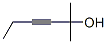 2-甲基-3-己炔-2-醇結(jié)構(gòu)式_5075-33-2結(jié)構(gòu)式