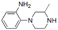 Benzenamine, 2-(3-methyl-1-piperazinyl)-(9ci)Structure,508234-01-3Structure Benzenamine, 2-(3-methyl-1-piperazinyl)-(9ci) Structure,508234-01-3Structure