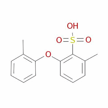 (甲基苯氧基)甲苯磺酸結(jié)構(gòu)式_50852-54-5結(jié)構(gòu)式