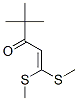 4,4-Dimethyl-1,1-di(methylthio)pent-1-en-3-oneStructure,51507-09-6Structure 4,4-Dimethyl-1,1-di(methylthio)pent-1-en-3-one Structure,51507-09-6Structure