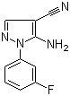5-Amino-1-(3-fluorophenyl)-1h-pyrazole-4-carbonitrileStructure,51516-71-3Structure 5-Amino-1-(3-fluorophenyl)-1h-pyrazole-4-carbonitrile Structure,51516-71-3Structure