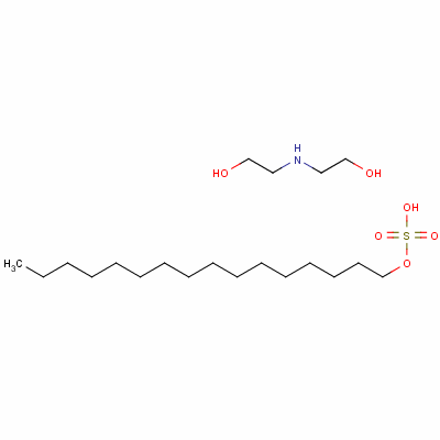 Bis(2-hydroxyethyl)ammonium hexadecyl sulphateStructure,51541-51-6Structure Bis(2-hydroxyethyl)ammonium hexadecyl sulphate Structure,51541-51-6Structure