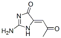 4H-imidazol-4-one,2-amino-1,5-dihydro-5-(2-oxopropylidene)-(9ci)Structure,517870-39-2Structure 4H-imidazol-4-one,2-amino-1,5-dihydro-5-(2-oxopropylidene)-(9ci) Structure,517870-39-2Structure
