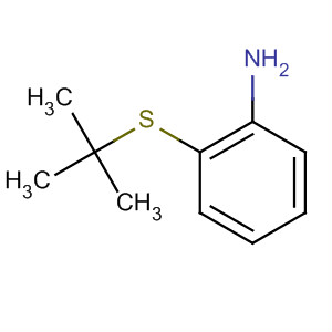 2-叔丁硫基苯胺結(jié)構(gòu)式_51942-41-7結(jié)構(gòu)式