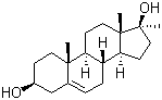 甲基雄烯二醇結(jié)構(gòu)式_521-10-8結(jié)構(gòu)式
