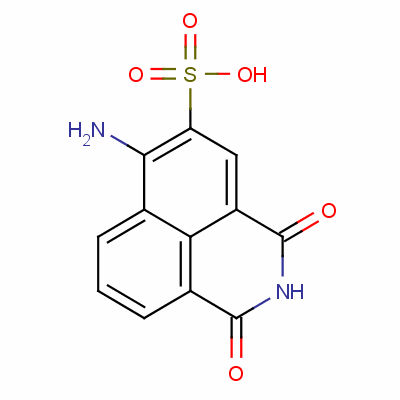 6-氨基-2,3-二氫-1,3-二氧代-1H-苯[de]異喹啉-5-磺酸結(jié)構(gòu)式_52173-68-9結(jié)構(gòu)式
