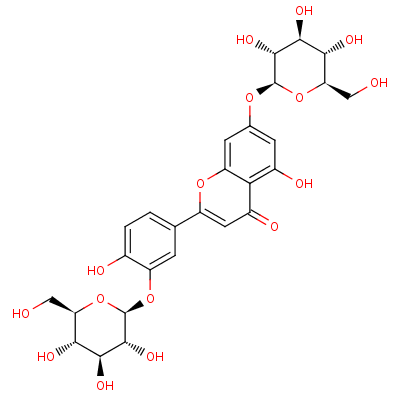 Luteolin-3,7-di-o-glucosideStructure,52187-80-1Structure Luteolin-3,7-di-o-glucoside Structure,52187-80-1Structure