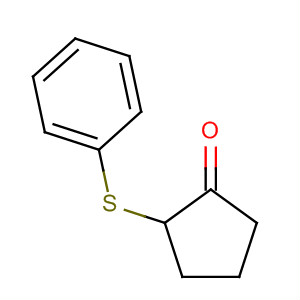 2-(苯基硫代)環(huán)戊酮結(jié)構(gòu)式_52190-40-6結(jié)構(gòu)式