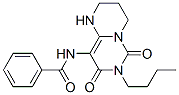 n-(7-丁基-1,3,4,6,7,8-六氫-6,8-二氧代-2H-嘧啶并[1,6-a]嘧啶-9-基)-苯甲酰胺結(jié)構(gòu)式_524944-74-9結(jié)構(gòu)式