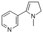 3-(4,5-Dihydro-1-methyl-1h-pyrrol-2-yl)pyridineStructure,525-74-6Structure 3-(4,5-Dihydro-1-methyl-1h-pyrrol-2-yl)pyridine Structure,525-74-6Structure