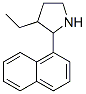(9CI)-3-乙基-2-(1-萘)-吡咯烷結(jié)構(gòu)式_525537-17-1結(jié)構(gòu)式