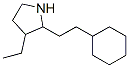 (9CI)-2-(2-環(huán)己基乙基)-3-乙基-吡咯烷結構式_525537-46-6結構式