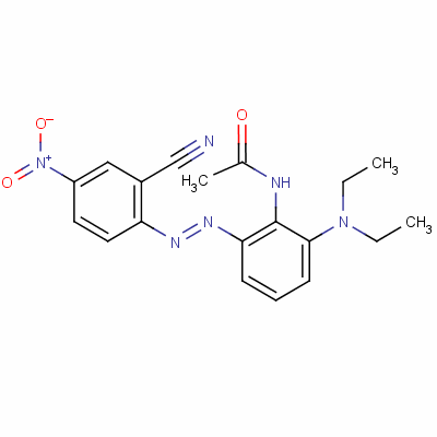 N-[2-[(2-cyano-4-nitrophenyl)azo]-5-(diethylamino)phenyl ]acetamide Structure,52583-54-7Structure