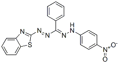 5-(2-Benzothiazolyl)-1-(4-nitrophenyl)-3-phenylformazanStructure,52644-49-2Structure 5-(2-Benzothiazolyl)-1-(4-nitrophenyl)-3-phenylformazan Structure,52644-49-2Structure