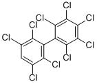 2,2,3,3,4,5,5,6,6-NonachlorobiphenylStructure,52663-77-1Structure 2,2,3,3,4,5,5,6,6-Nonachlorobiphenyl Structure,52663-77-1Structure