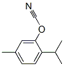 Cyanic acid, 5-methyl-2-(1-methylethyl)phenyl ester (9ci) Structure,52805-53-5Structure