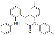 N-(4-甲基苯基)-n-[4-甲基-2-[[2-(苯基氨基)苯基]甲基]苯基]乙酰胺結(jié)構(gòu)式_52812-78-9結(jié)構(gòu)式