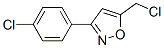 5-(Chloromethyl)-3-(4-chlorophenyl)isoxazoleStructure,5301-02-0Structure 5-(Chloromethyl)-3-(4-chlorophenyl)isoxazole Structure,5301-02-0Structure