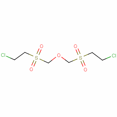 Bis(2-chloroethylsulphonylmethyl) etherStructure,53061-10-2Structure Bis(2-chloroethylsulphonylmethyl) ether Structure,53061-10-2Structure
