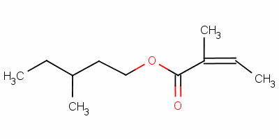 3-Methylpentyl 2-methylisocrotonateStructure,53082-58-9Structure 3-Methylpentyl 2-methylisocrotonate Structure,53082-58-9Structure
