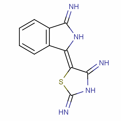 1-(2-氨基-4-亞氨基-(4h)-噻唑-5-基)-1H-異吲哚-3-胺結(jié)構(gòu)式_53151-84-1結(jié)構(gòu)式