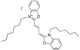 3,3-Diheptyloxacarbocyanine iodideStructure,53213-83-5Structure 3,3-Diheptyloxacarbocyanine iodide Structure,53213-83-5Structure