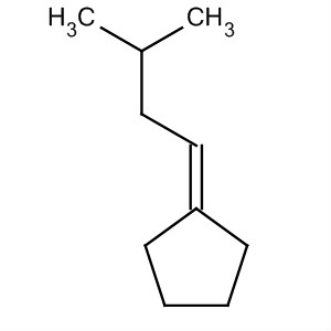 (3-甲基丁基)環(huán)戊烷結(jié)構(gòu)式_53366-51-1結(jié)構(gòu)式