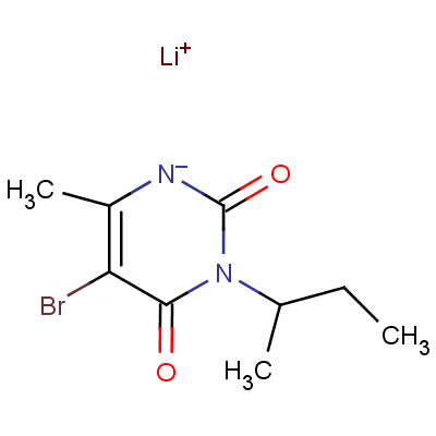 5-Bromo-3-sec-butyl-6-methylpyrimidine-2,4(1h,3h)-dione, lithium saltStructure,53404-19-6Structure 5-Bromo-3-sec-butyl-6-methylpyrimidine-2,4(1h,3h)-dione, lithium salt Structure,53404-19-6Structure
