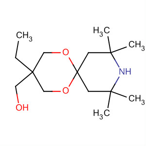 (3-Ethyl-8,8,10,10-tetramethyl-1,5-dioxa-9-azaspiro[5.5]undecan-3-yl)methanol Structure,53463-86-8Structure