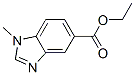 1H-Benzimidazole-5-carboxylic acid, 1-methyl-, ethyl esterStructure,53484-19-8Structure 1H-Benzimidazole-5-carboxylic acid, 1-methyl-, ethyl ester Structure,53484-19-8Structure