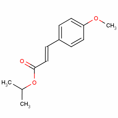 Isopropyl (e)-p-methoxycinnamateStructure,53484-51-8Structure Isopropyl (e)-p-methoxycinnamate Structure,53484-51-8Structure