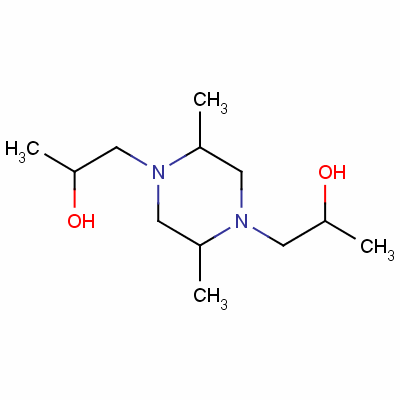 Alpha,alpha’,2,5-tetramethylpiperazine-1,4-diethanolStructure,53503-90-5Structure Alpha,alpha’,2,5-tetramethylpiperazine-1,4-diethanol Structure,53503-90-5Structure