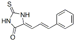 5-(3-Phenyl-2-propenylidene)-2-thioxoimidazolidin-4-oneStructure,53514-60-6Structure 5-(3-Phenyl-2-propenylidene)-2-thioxoimidazolidin-4-one Structure,53514-60-6Structure