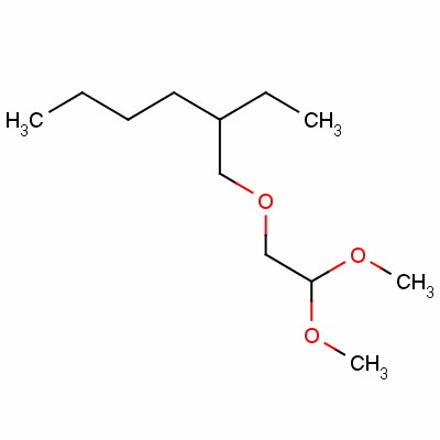 1-(2,2-Dimethoxyethoxy)-2-ethylhexaneStructure,53533-25-8Structure 1-(2,2-Dimethoxyethoxy)-2-ethylhexane Structure,53533-25-8Structure