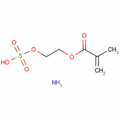 Ammonium 2-(sulphonatooxy)ethyl methacrylateStructure,53621-34-4Structure Ammonium 2-(sulphonatooxy)ethyl methacrylate Structure,53621-34-4Structure