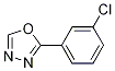 2-(3-Chlorophenyl)-1,3,4-oxadiazoleStructure,5378-33-6Structure 2-(3-Chlorophenyl)-1,3,4-oxadiazole Structure,5378-33-6Structure