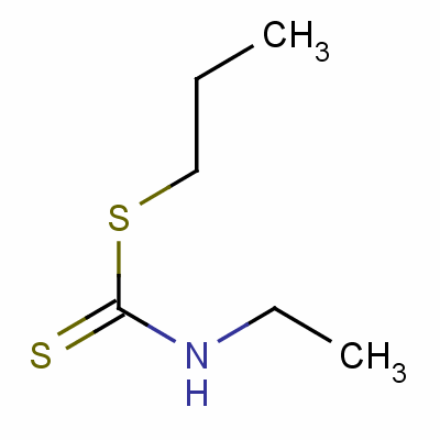 乙基二硫代氨基甲酸丙酯結(jié)構(gòu)式_53859-67-9結(jié)構(gòu)式