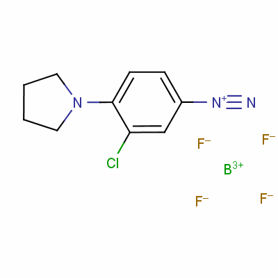 3-Chloro-4-(1-pyrrolidinyl)benzenediazonium tetrafluoroborateStructure,53934-41-1Structure 3-Chloro-4-(1-pyrrolidinyl)benzenediazonium tetrafluoroborate Structure,53934-41-1Structure