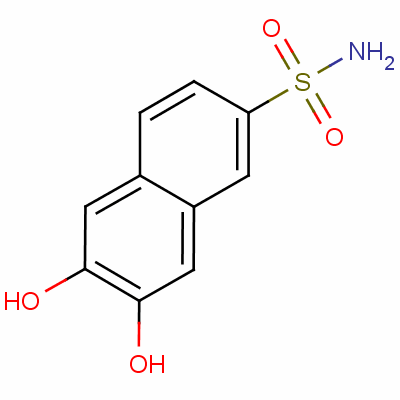 6,7-Dihydroxynaphthalene-2-sulphonamideStructure,54023-75-5Structure 6,7-Dihydroxynaphthalene-2-sulphonamide Structure,54023-75-5Structure