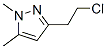 1H-pyrazole,3-(2-chloroethyl)-1,5-dimethyl-Structure,54055-31-1Structure 1H-pyrazole,3-(2-chloroethyl)-1,5-dimethyl- Structure,54055-31-1Structure