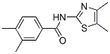 Benzamide,n-(4,5-dimethyl-2-thiazolyl)-3,4-dimethyl-(9ci)Structure,540756-86-3Structure Benzamide,n-(4,5-dimethyl-2-thiazolyl)-3,4-dimethyl-(9ci) Structure,540756-86-3Structure