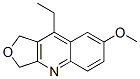 (9ci)-9-乙基-1,3-二氫-7-甲氧基-呋喃并[3,4-b]喹啉結(jié)構(gòu)式_540804-03-3結(jié)構(gòu)式