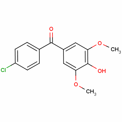 (4-Chlorophenyl) (4-hydroxy-3,5-dimethoxyphenyl) ketoneStructure,54094-08-5Structure (4-Chlorophenyl) (4-hydroxy-3,5-dimethoxyphenyl) ketone Structure,54094-08-5Structure