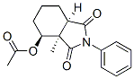 (3Ar,7aα)-4β-(乙?；趸?-3a,4,5,6,7,7a-六氫-3aα-甲基-2-苯基-1H-異吲哚-1,3(2H)-二酮結(jié)構(gòu)式_54346-15-5結(jié)構(gòu)式
