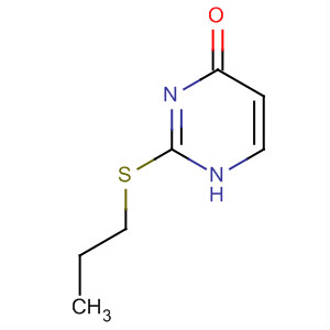 2-(丙基硫代)-4(1h)-嘧啶酮結(jié)構(gòu)式_54460-95-6結(jié)構(gòu)式