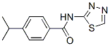 (9ci)-4-(1-甲基乙基)-n-1,3,4-噻二唑-2-基-苯甲酰胺結(jié)構(gòu)式_544690-34-8結(jié)構(gòu)式