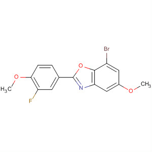 7-Bromo-2-(3-fluoro-4-methoxyphenyl)-5-methoxy-1,3-benzoxazoleStructure,544704-75-8Structure 7-Bromo-2-(3-fluoro-4-methoxyphenyl)-5-methoxy-1,3-benzoxazole Structure,544704-75-8Structure